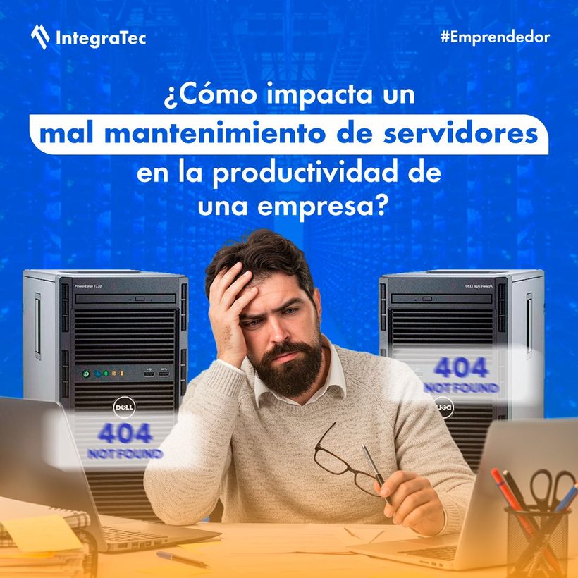 Cómo impacta un mal mantenimiento de servidores en la productividad