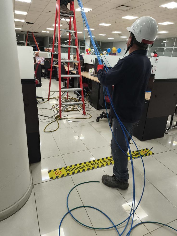 Rack de servidores en operación